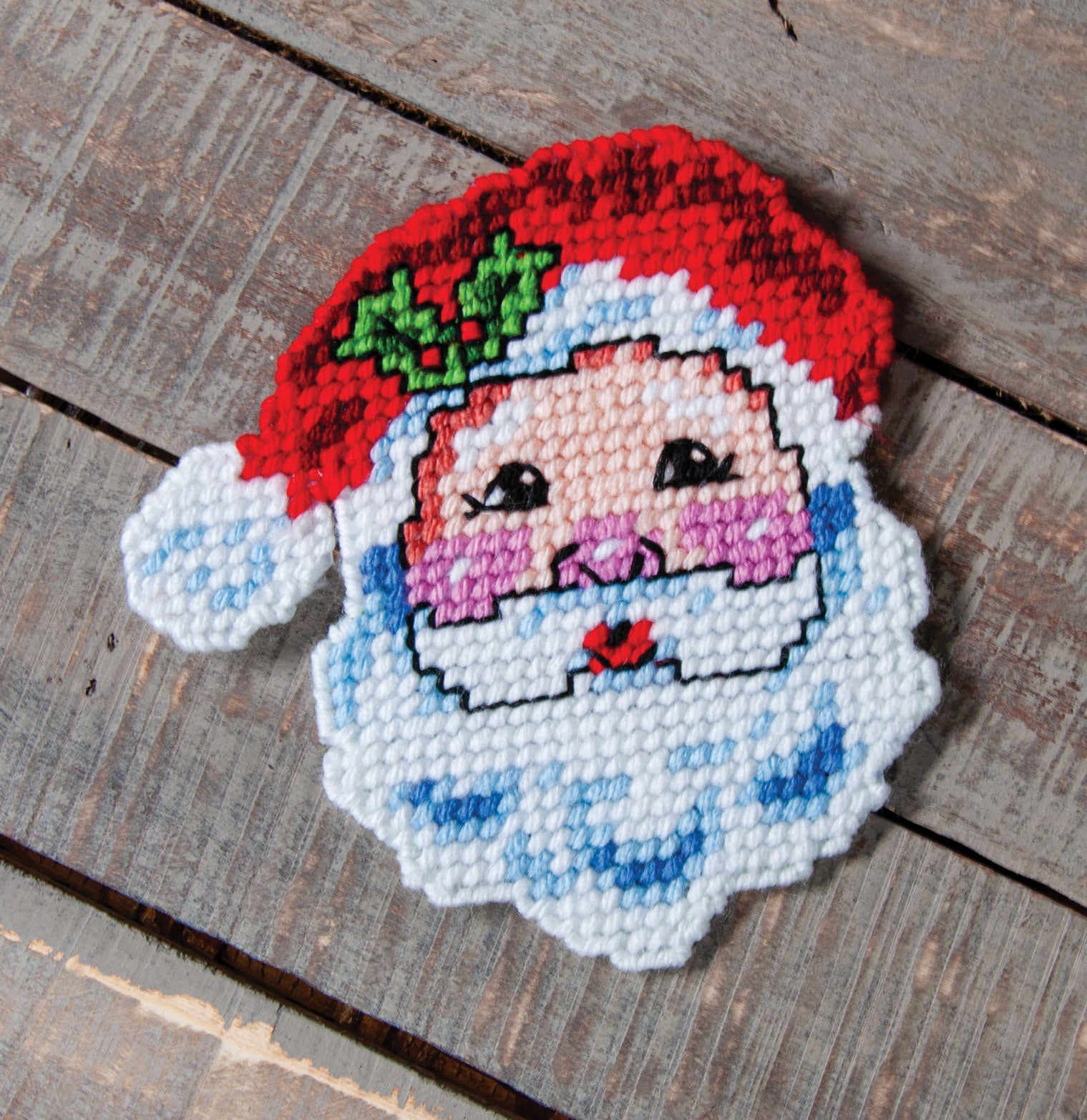 Santa Claus Coaster Set – Mary Maxim