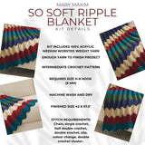 Manta ondulada tan suave