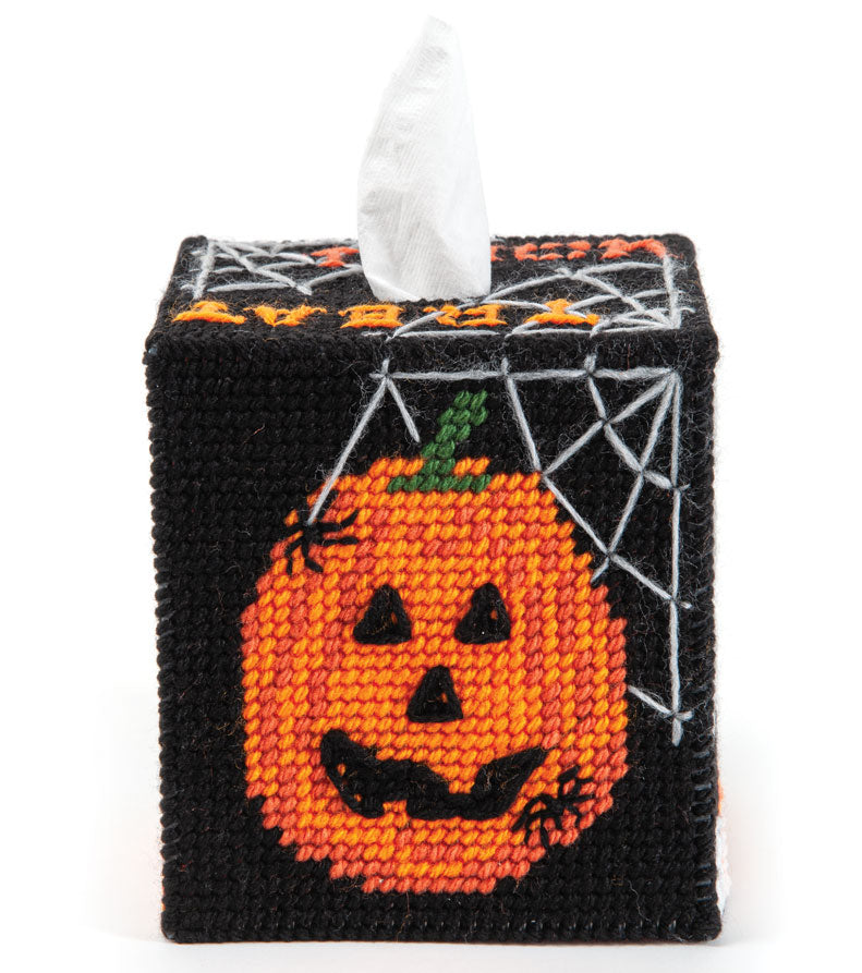 [美品]BOX COMP HATA JACKMAN Trick or Treat Tissue Box Cover – Mary Maxim