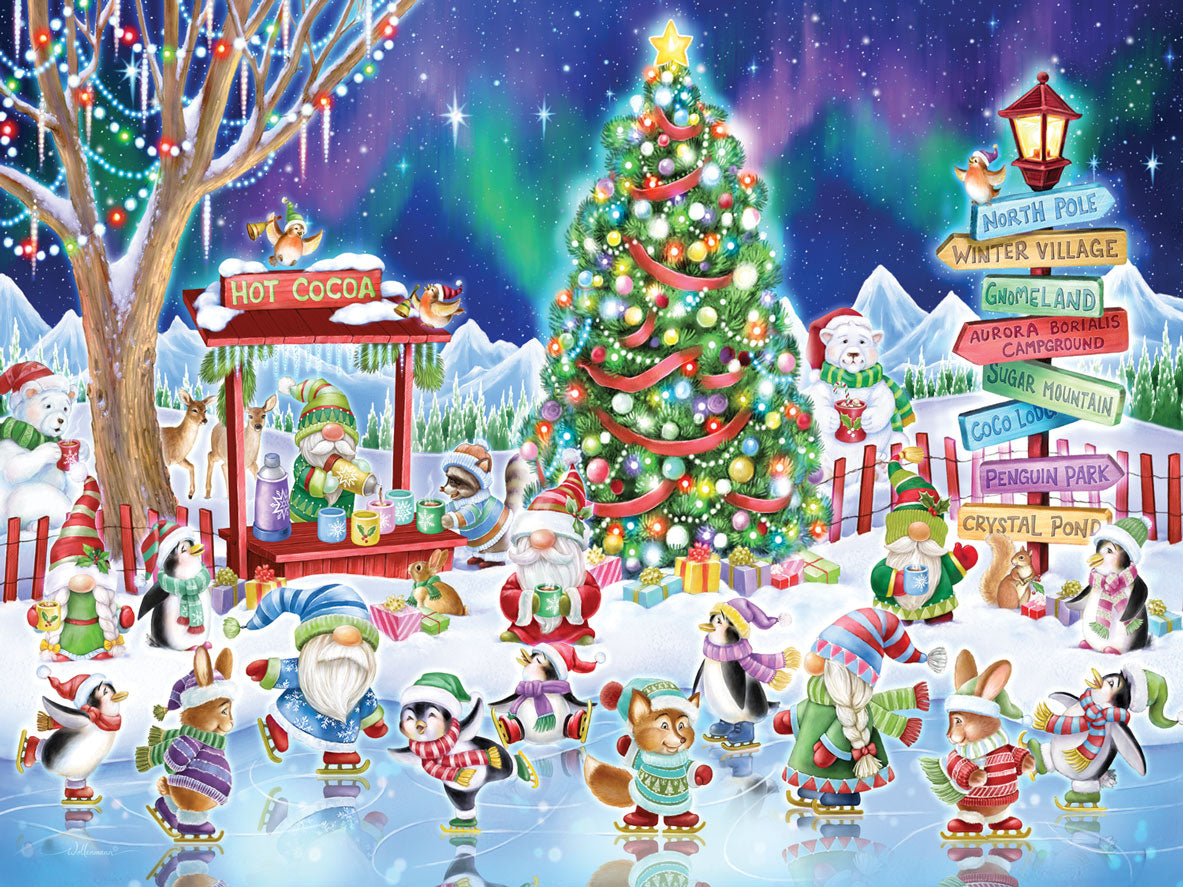 Holiday Skating Jigsaw Puzzle