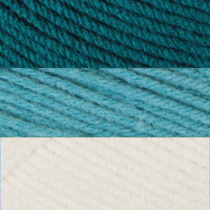 Aran/Sarcelle moyen/Sarcelle foncé