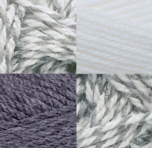 Grey Ragg/Medium Grey/White