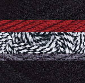 Negro/Gris medio/Negro Ragg/Cardenal