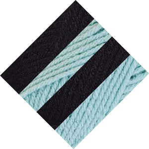 Aguamarina claro/Negro