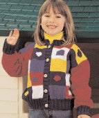 Free Child's Blox Cardigan Knit Pattern