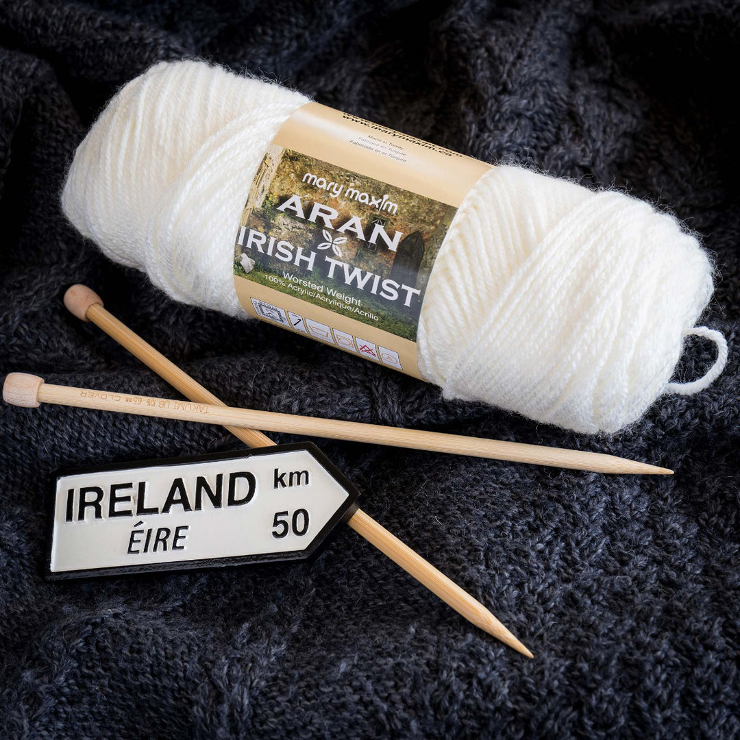 Mary Maxim Aran Irish Twist Yarn Aran