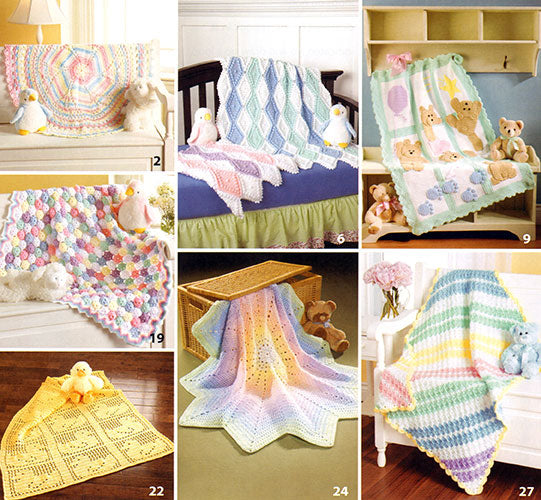 The Best of Mary Maxim Baby Afghans Book