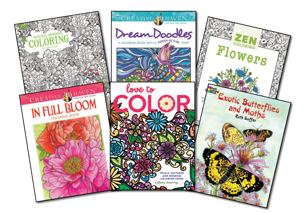 6 Coloring Book Surprise Pack