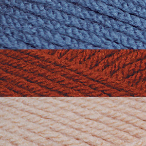 Sarcelle/Russet/Taupe doux