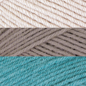 Sarcelle moyen/marron clair/bois de coton