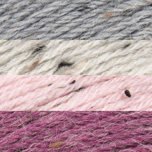 Thistle/Rose Quartz/Raw Cotton/Grey