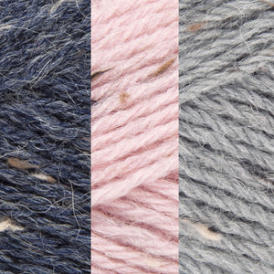 Blue Stone/Rose Quartz/Grey