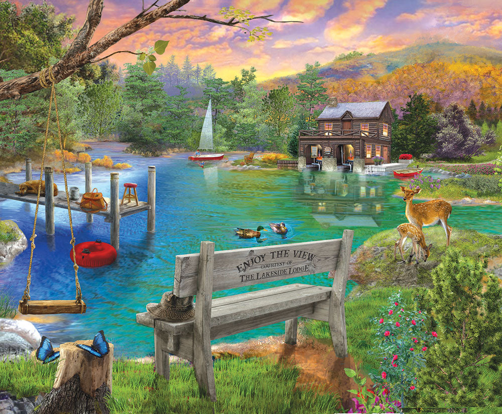 Enjoying The View Jigsaw Puzzle