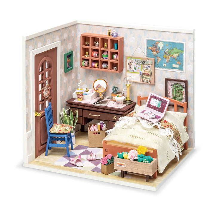 Anne's Bedroom Miniature Wooden House Kit