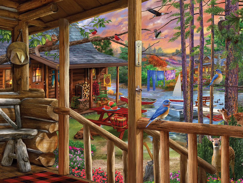 At The Cabin Jigsaw Puzzle