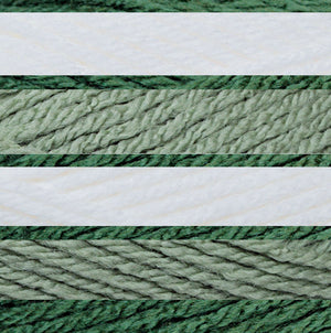 Vert foncé/Vert moyen/Blanc