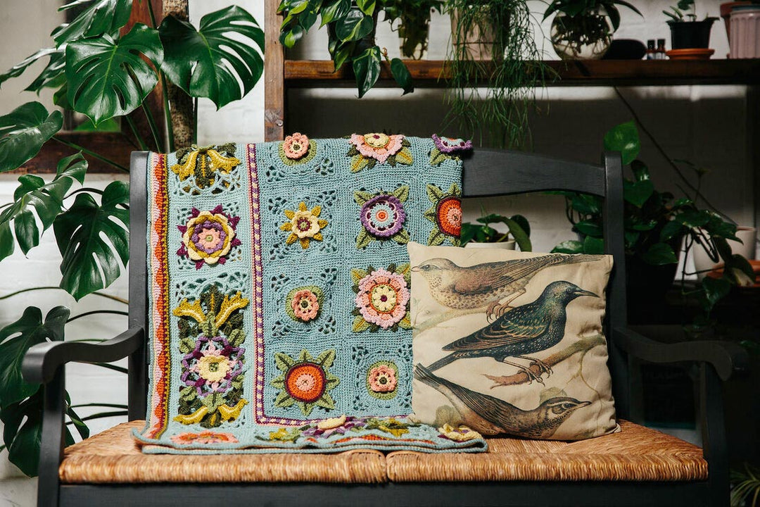 The Fruit Garden Crochet Blanket Book Mary Maxim