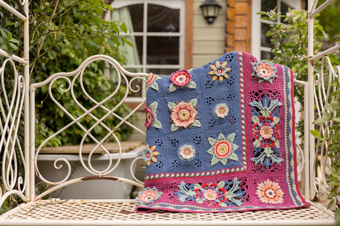 The Fruit Garden Crochet Blanket Book Mary Maxim