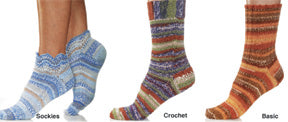 Free Trio of Socks Knit or Crochet Pattern
