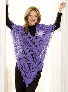 Free Lacy Poncho Knit Pattern