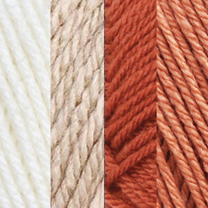 Cream/Sand/Paprika/Dusty Peach