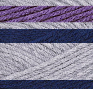 Amethyst/Navy/Light Grey