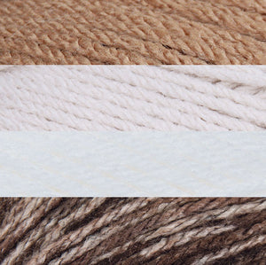 Medium Taupe/Cottonwood/White/Brown Heather