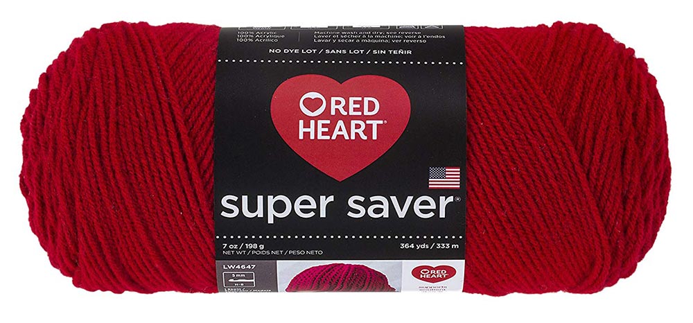 Bulk Buy: Red Heart Super Saver (2-Pack) (Spring Green, 7 oz Each Skein)