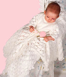 Free Christening Dress & Blanket Knit Pattern