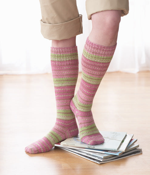Free Knee Socks Knit Pattern