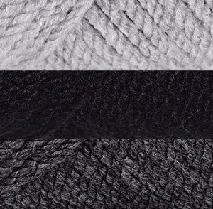 Gris claro/Negro/Gris oscuro