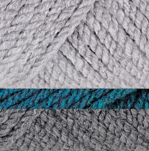 Sarcelle chiné/gris clair/gris moyen