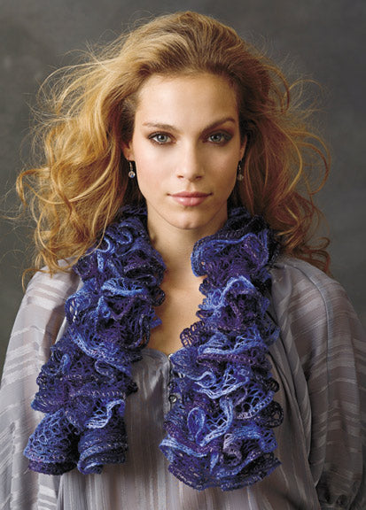 Free Knit or Crochet Ruffle Scarf Pattern