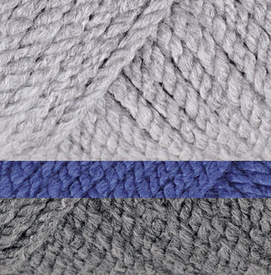 Denim foncé/Gris clair/Gris moyen