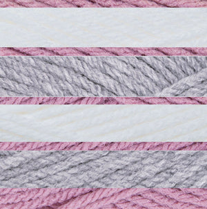 Rose poussiéreux/Gris clair/Blanc