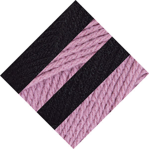 Rosa empolvado/Negro