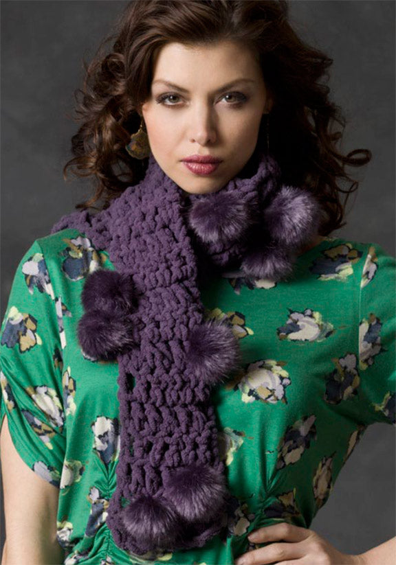 Free Luxe in a Hurry Scarf Pattern