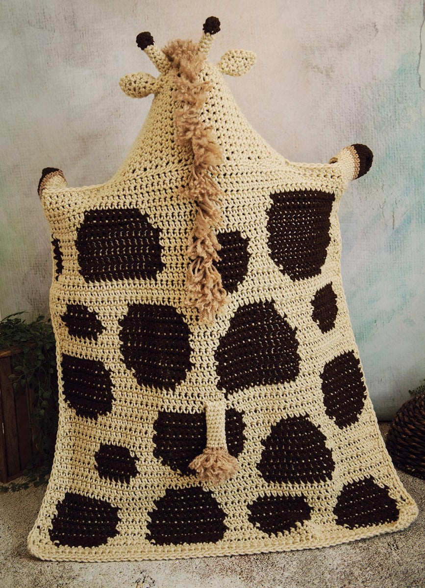 Giraffe Hooded Blanket