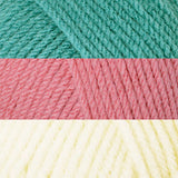 Crocheted Stripes Throw