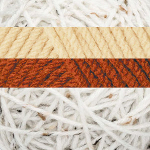 Soft Taupe/Russet/Aran Irish Tweed