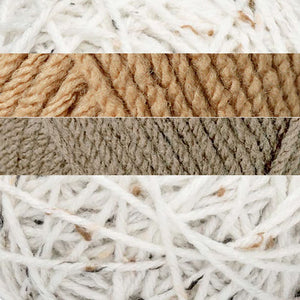 Medium Taupe/Warm Brown/Aran Irish Tweed