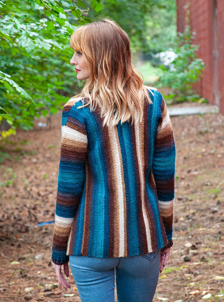 Crocheted Prism Cardigan – Mary Maxim