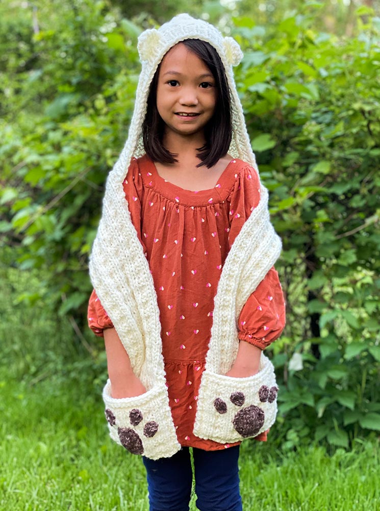 Crochet Scarves Child's Hooded Scarf Crochet Pattern Wild