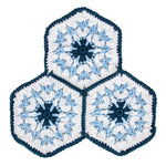 Falda rústica del árbol del copo de nieve