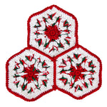 Falda rústica del árbol del copo de nieve