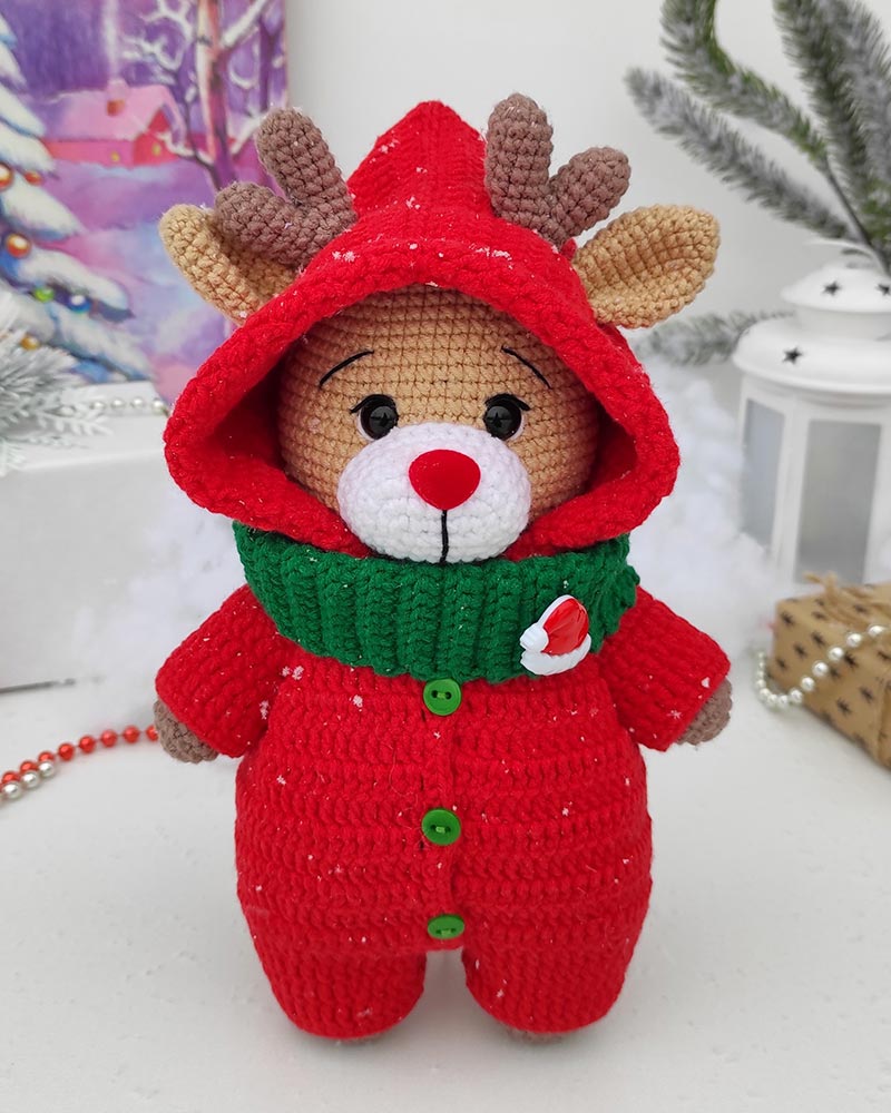 Ollie Deer Crochet Kit – Mary Maxim