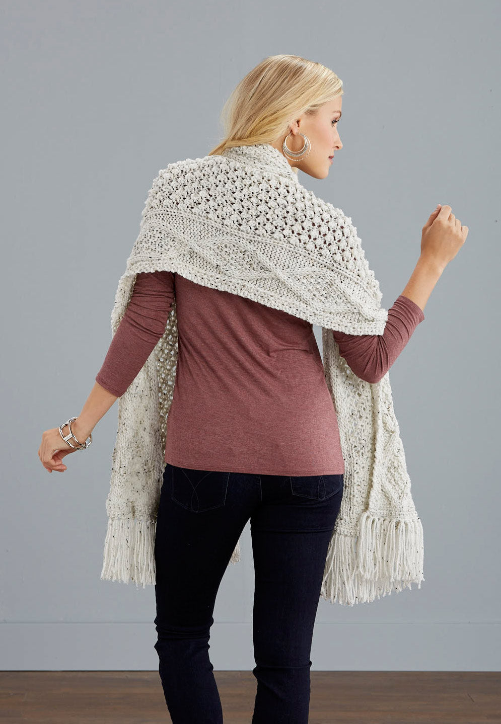 Fisherman Shawl – Mary Maxim