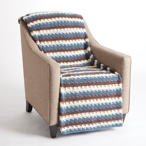 Azul campestre/Blanco apagado/Taupe