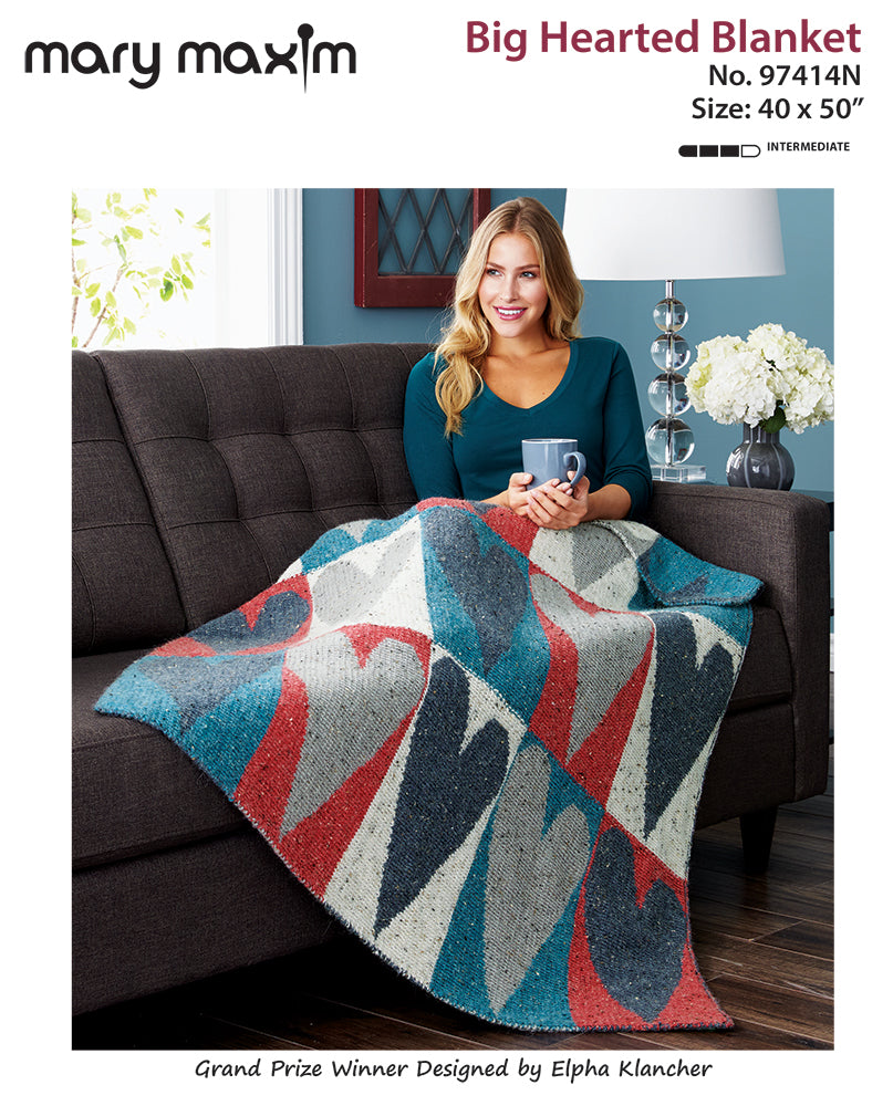Big Hearted Blanket Pattern