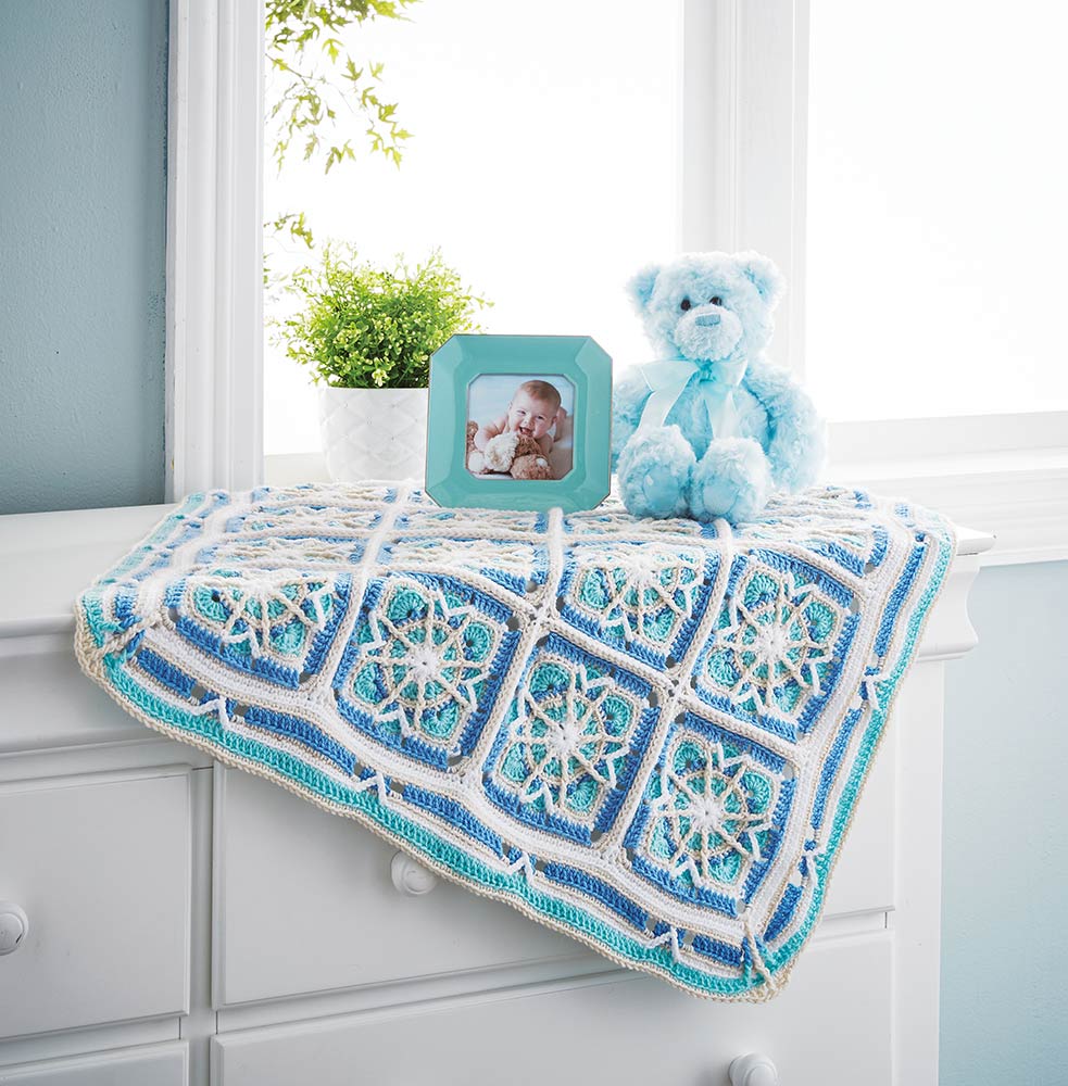 Tranquil Baby Blanket Pattern – Mary Maxim - Main Image